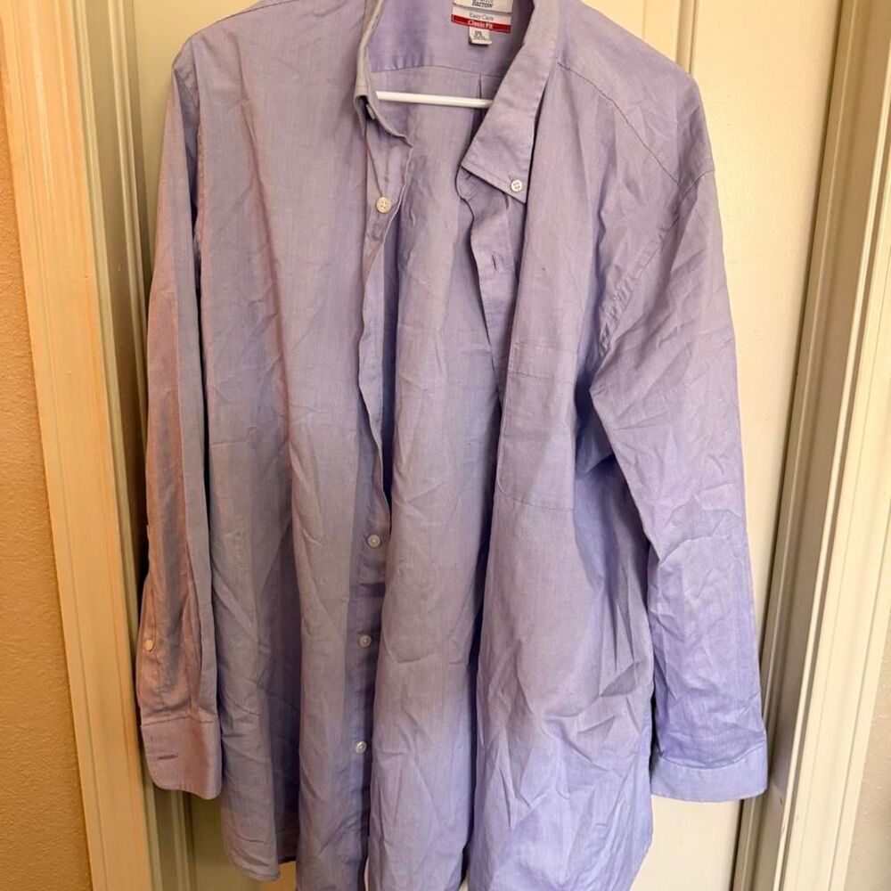 Croft-barrow Men's Purple and Blue Shirt